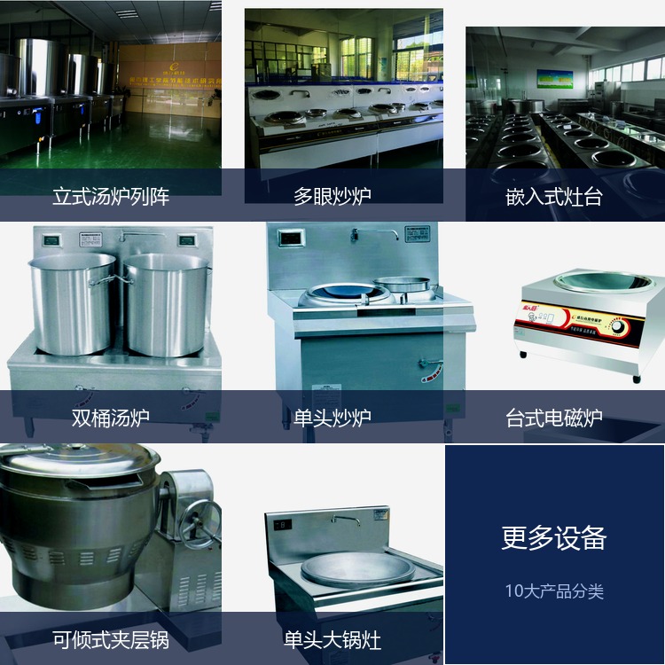 商用厨房烹饪电磁加热应用