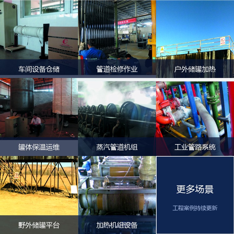管道罐体与油田加热电磁加热应用